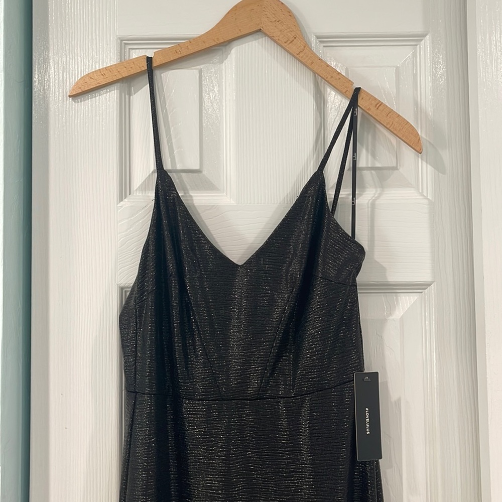 Unworn black Lulus mermaid dress
